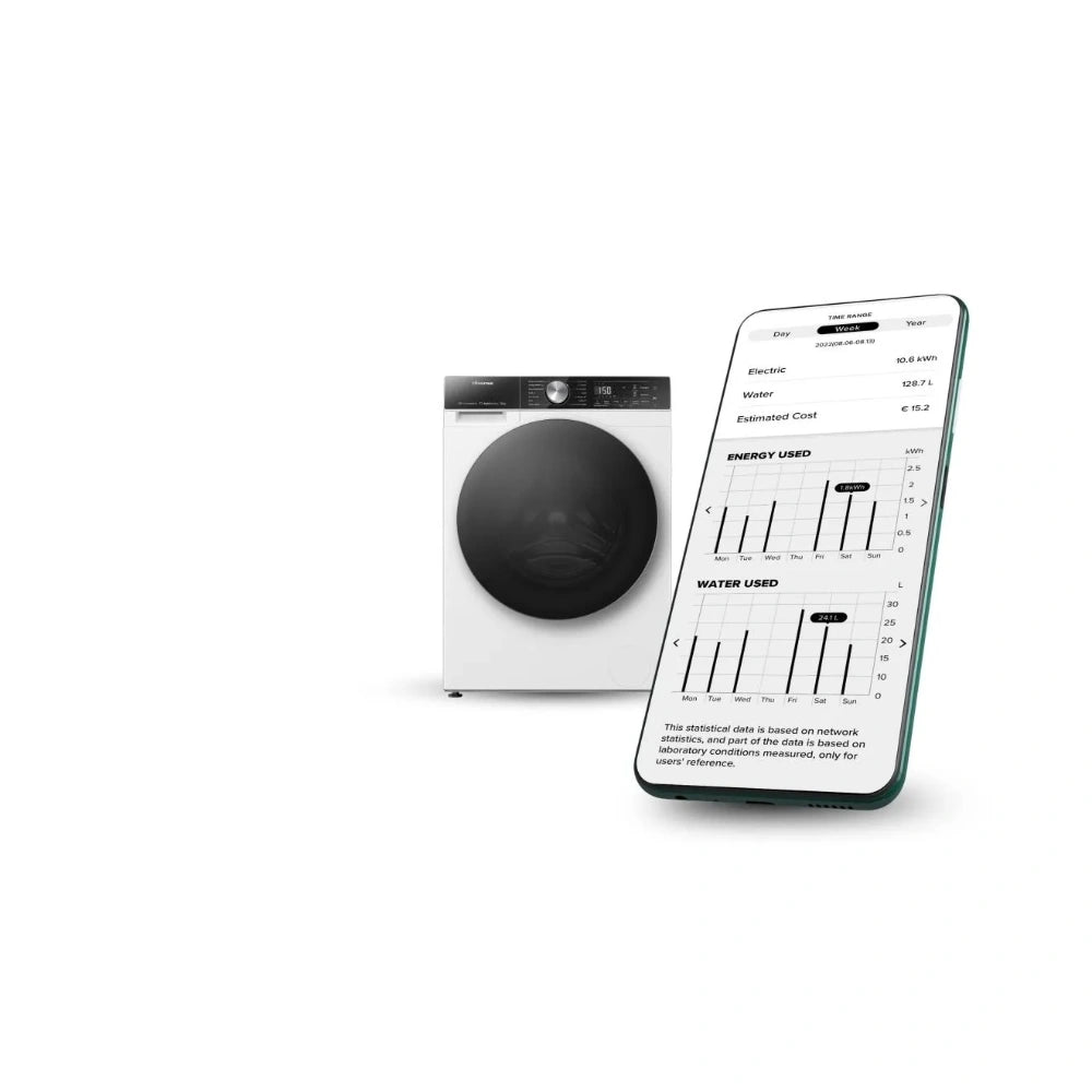 Hisense 10kg Heat Pump Tumble Dryer with Wifi - Black | DH5S102BB