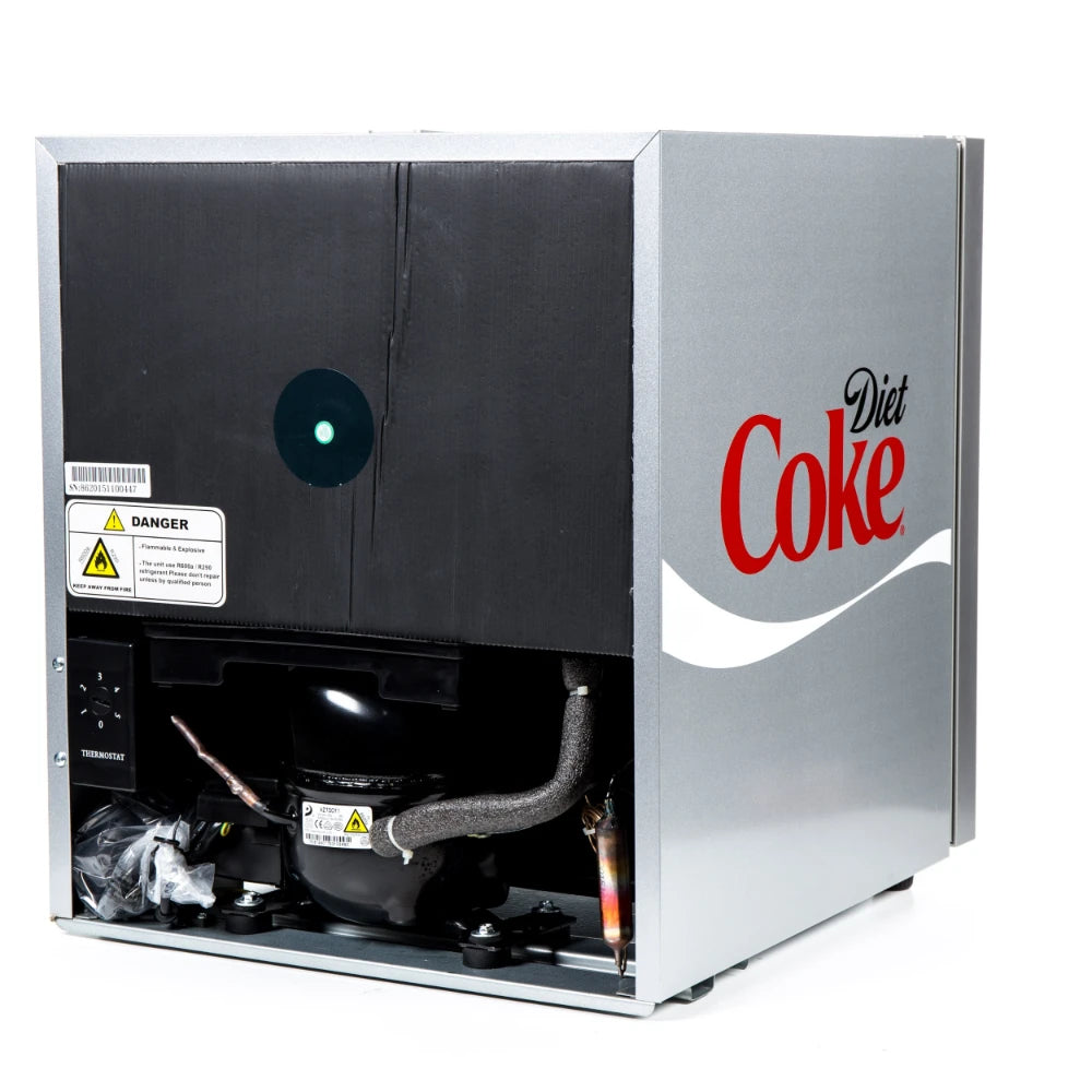 Husky 48 Litre Diet Coke Mini Fridge Cooler - Silver | HUS-HY209-HU-E