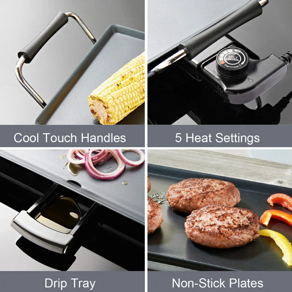 Quest Electric Teppanyaki Grill X70 1800W 70cm x 23cm | 32529A