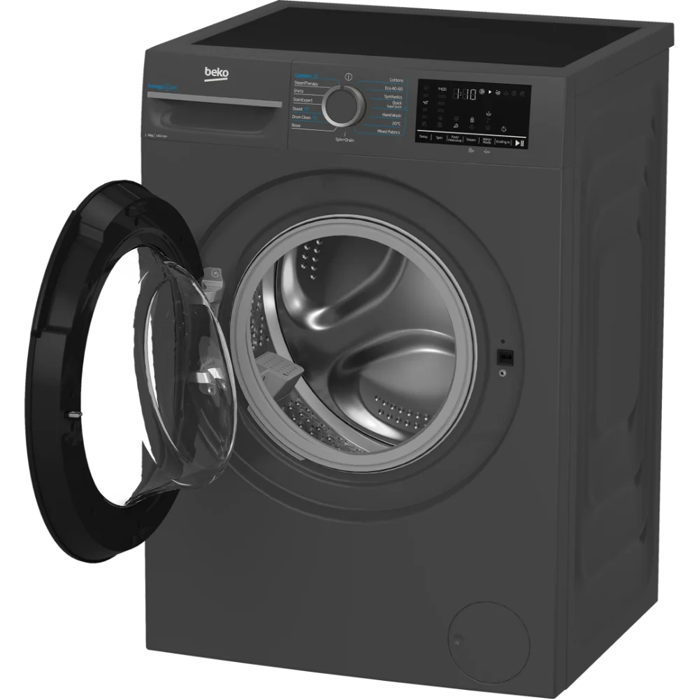 BEKO Pro EnergySpin 9kg 1400 Spin Washing Machine - Anthracite | BM3WT4941IA
