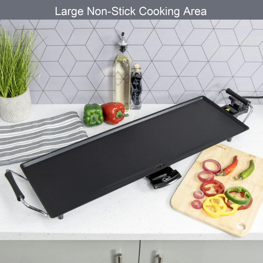 Quest Electric Teppanyaki Grill X70 1800W 70cm x 23cm | 32529A