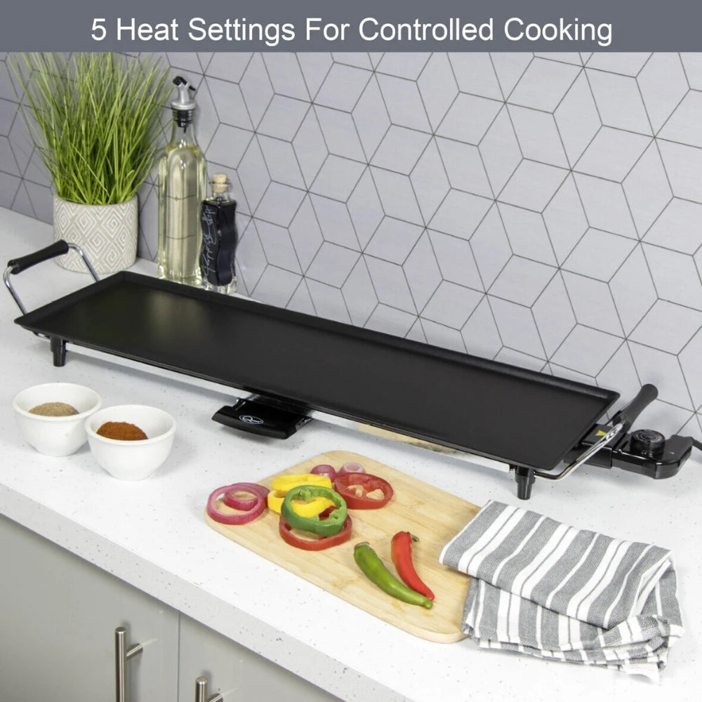 Quest Electric Teppanyaki Grill X70 1800W 70cm x 23cm | 32529A