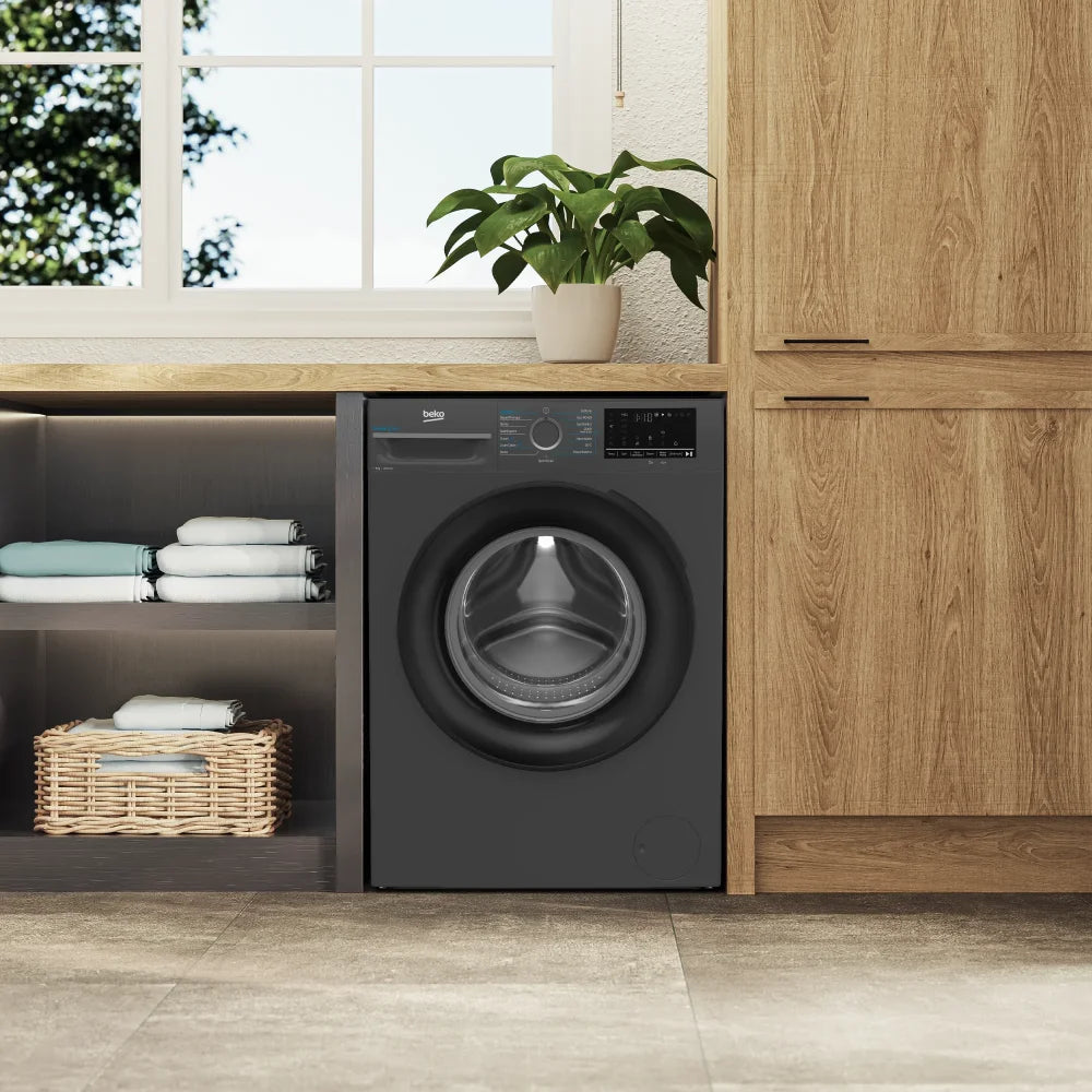 BEKO Pro EnergySpin 9kg 1400 Spin Washing Machine - Anthracite | BM3WT4941IA
