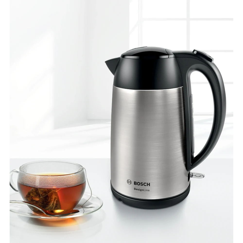 Bosch Kettle DesignLine 1.7 Litre - Stainless Steel | TWK3P420GB