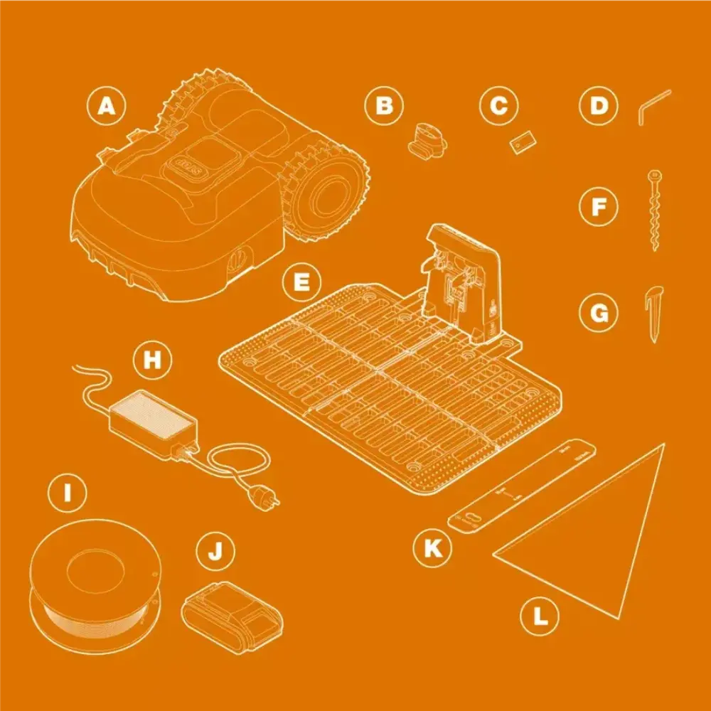 Worx Landroid Robotic Robot Lawn Mower S400 400m2 | WR184E