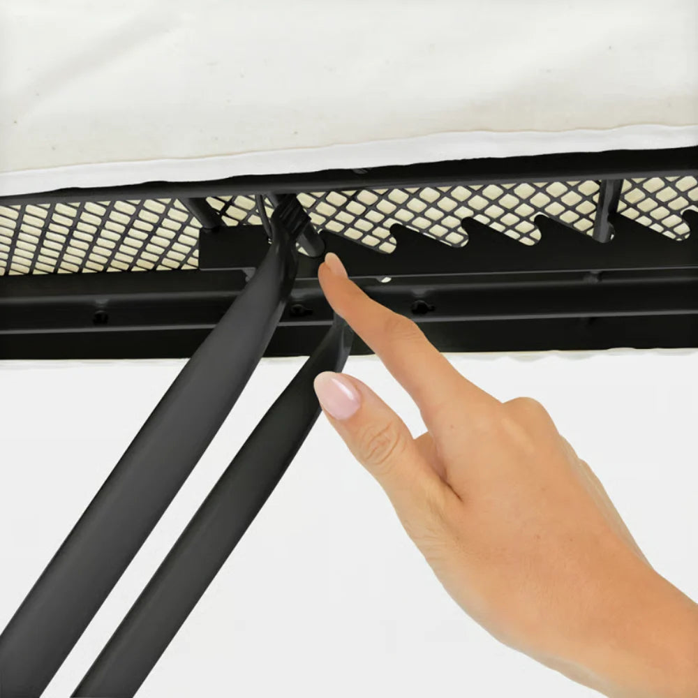 Brabantia Ironing Board B 124cm x 38cm for Steam Iron - Spring Bubbles | 134289