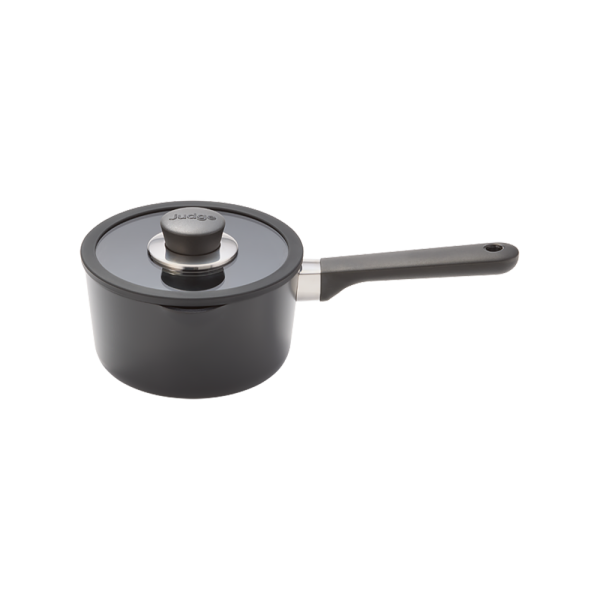 Judge Vista Ceramic 16cm Draining Saucepan 1.5 Litre - Black | JV05D