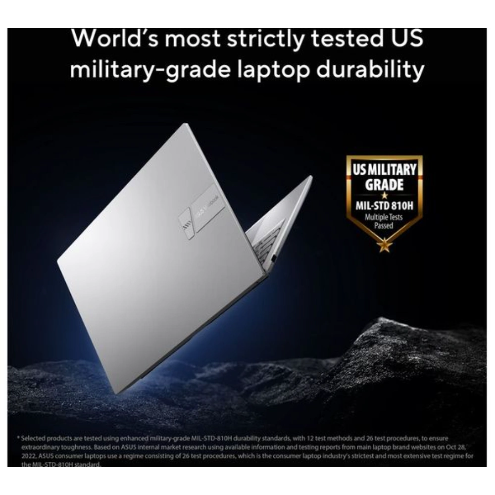 ASUS Vivobook 15 15.6 Inch Core i7 16GB 1TB SSD Full HD Laptop - Silver | X1504VA-NJ513W