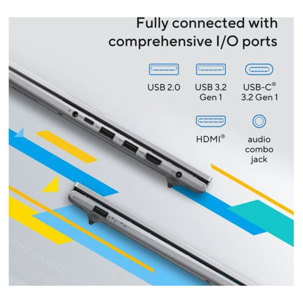 ASUS Vivobook 15 15.6 Inch Core i7 16GB 1TB SSD Full HD Laptop - Silver | X1504VA-NJ513W