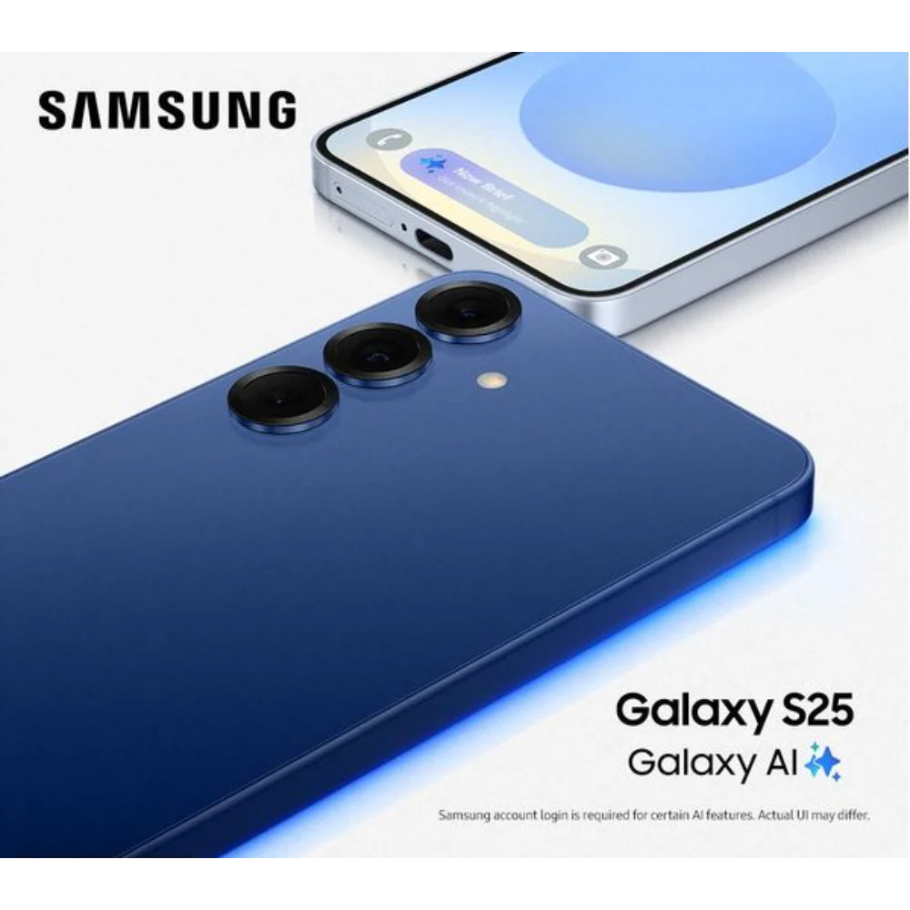 Samsung Galaxy S25 Sim Free 5G Mobile Phone 12GB 128GB - Silver Shadow | SM-S931BZSDEUB