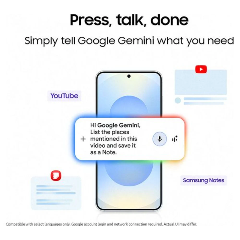 Samsung Galaxy S25 Sim Free 5G Mobile Phone 12GB 128GB - Silver Shadow | SM-S931BZSDEUB