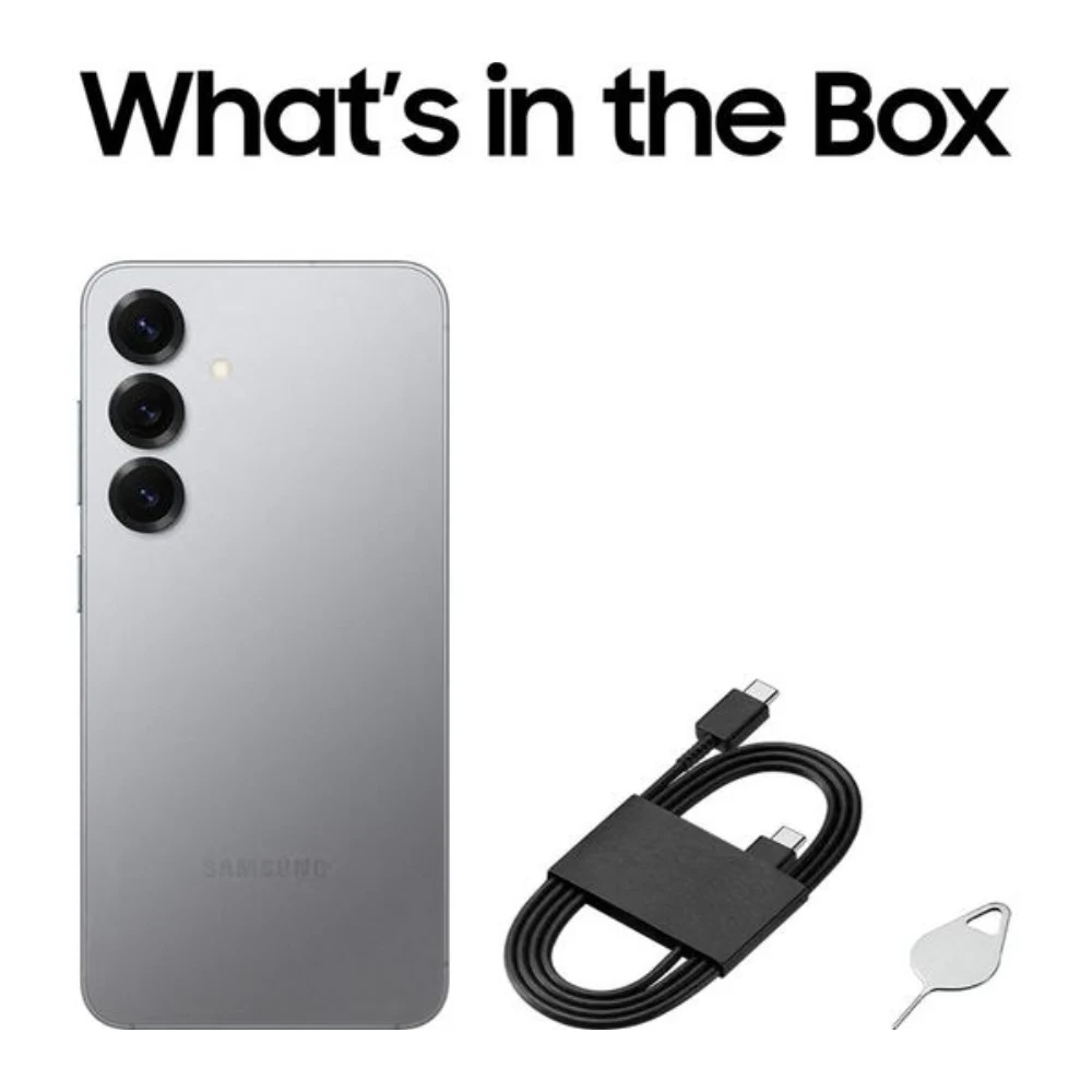 Samsung Galaxy S25 Sim Free 5G Mobile Phone 12GB 128GB - Silver Shadow | SM-S931BZSDEUB