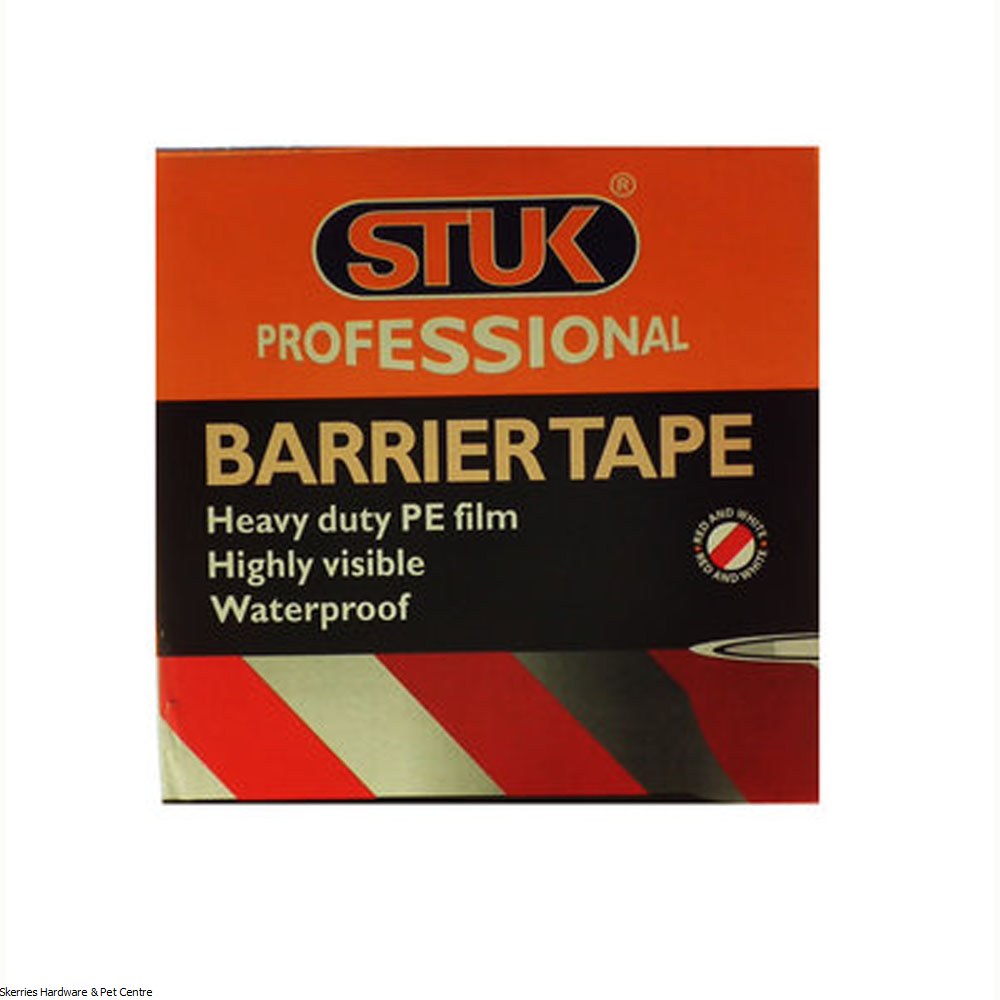 Stuk Barrier Tape 500 Metre - Red / White | 1915-34