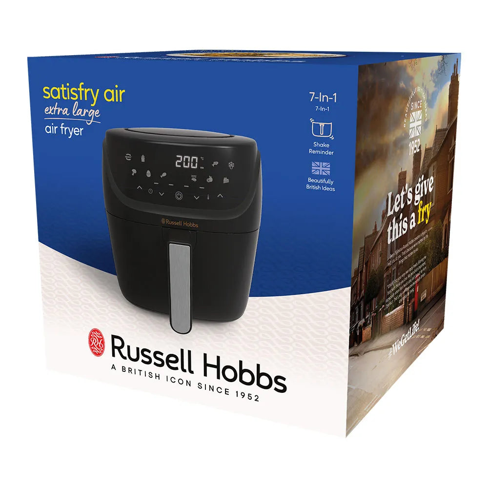 Russell Hobbs Satisfry Extra Large Air Fryer 8 Litre - Black | 27170