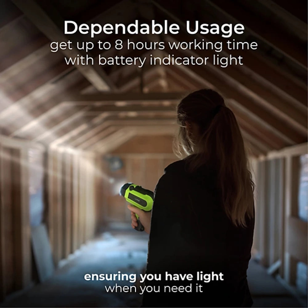 Luceco Rechargeable 10W Spotlight High Power Spotlight Torch | LILSPOG65-01