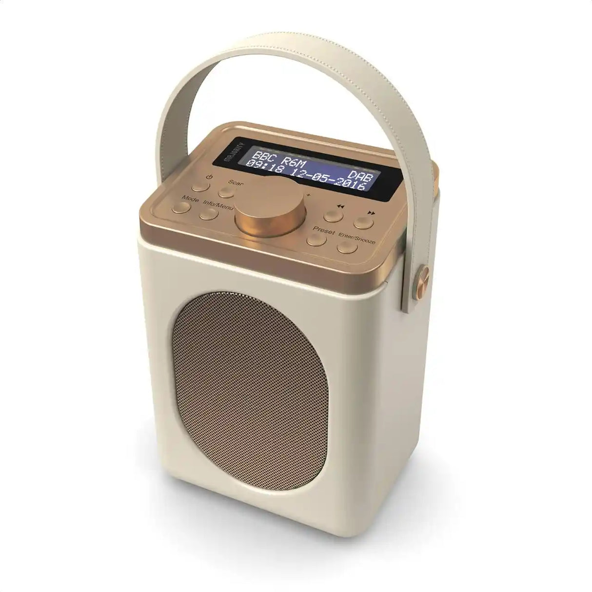Majority Little Shelford Portable DAB Radio with Bluetooth - Cream | LSHDABCRM