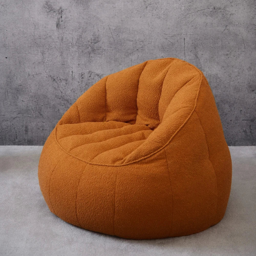Elephant Boucle Chair Bean Bag - Terracota | EBOTER20