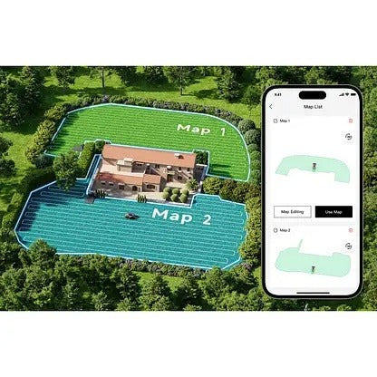 Mova ViAX 500 Robot Robotic Lawn Mower 500m2 - Grey | MVLM2100