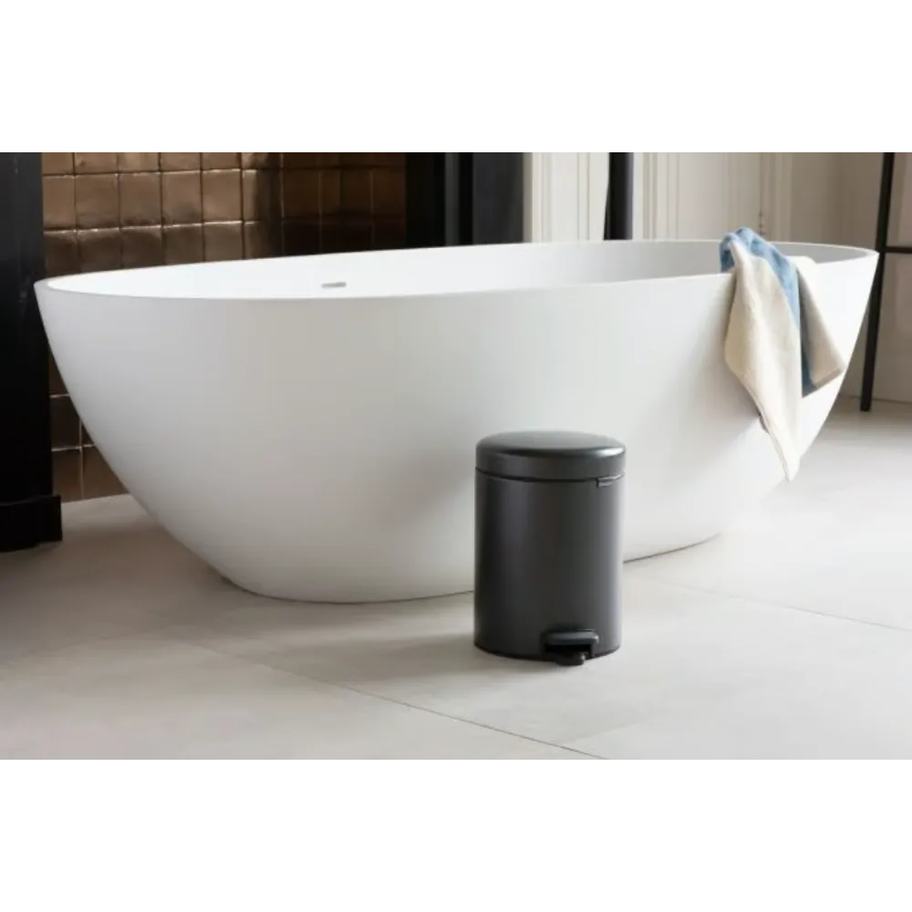 Brabantia NewIcon Pedal Bin 5 litre - Confident Grey | 233463