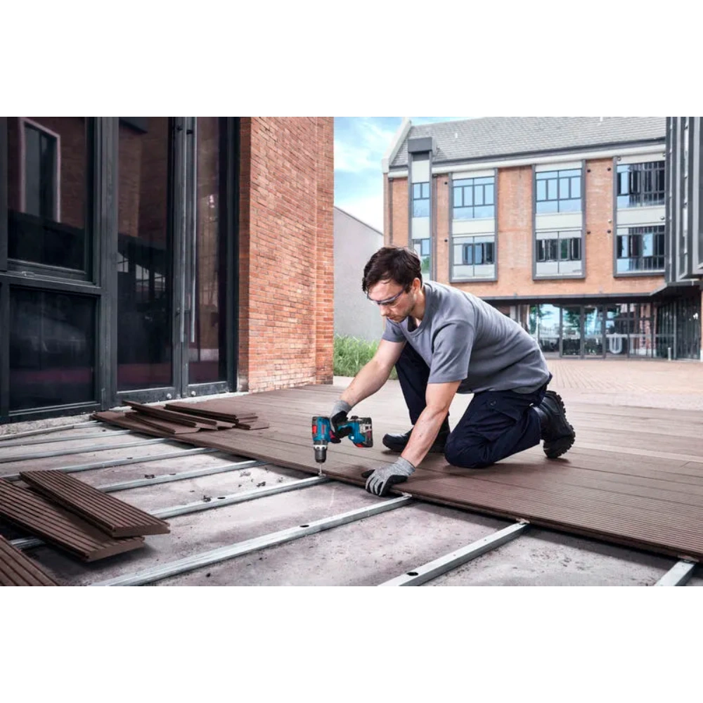 Bosch 18V Combi Drill with 2 x 4.0Ah Li-Ion Batteries | XMS25COMBIB