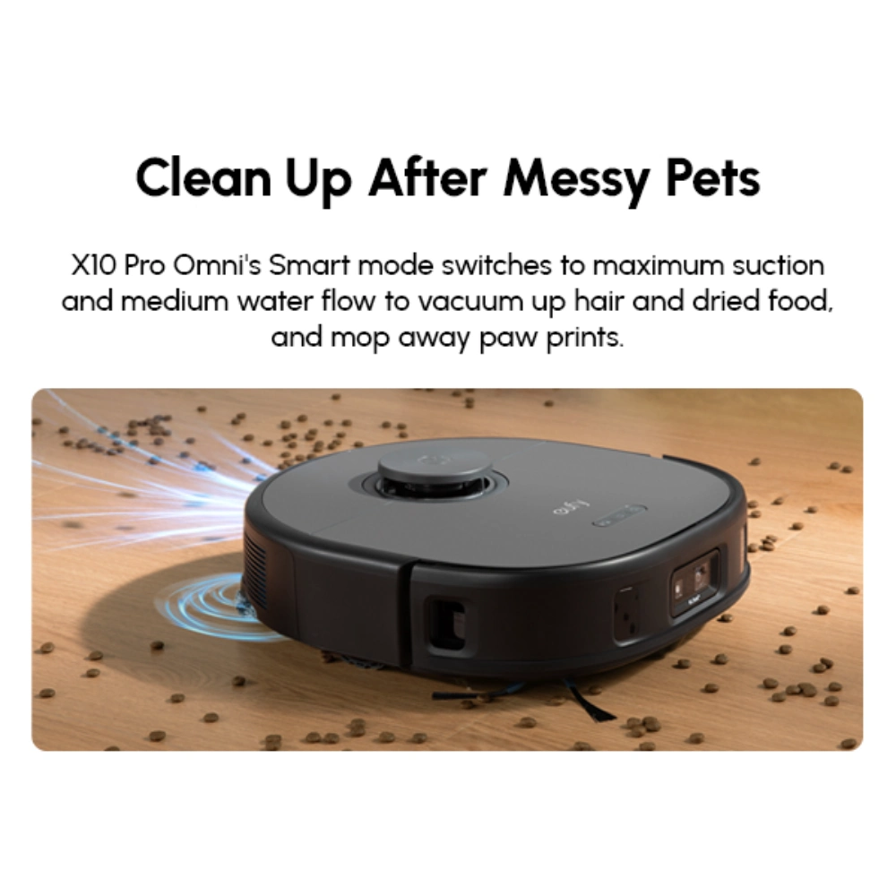 Eufy X10 Omni Pro Robot Vac Vacuum and Mop | T2351V11