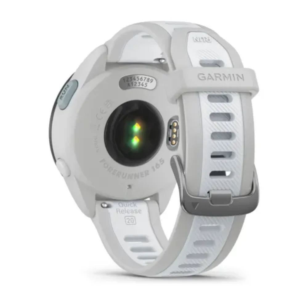 Garmin Forerunner 165 Music Smart Watch - Mist Grey and White | 49-GAR-010-02863-31