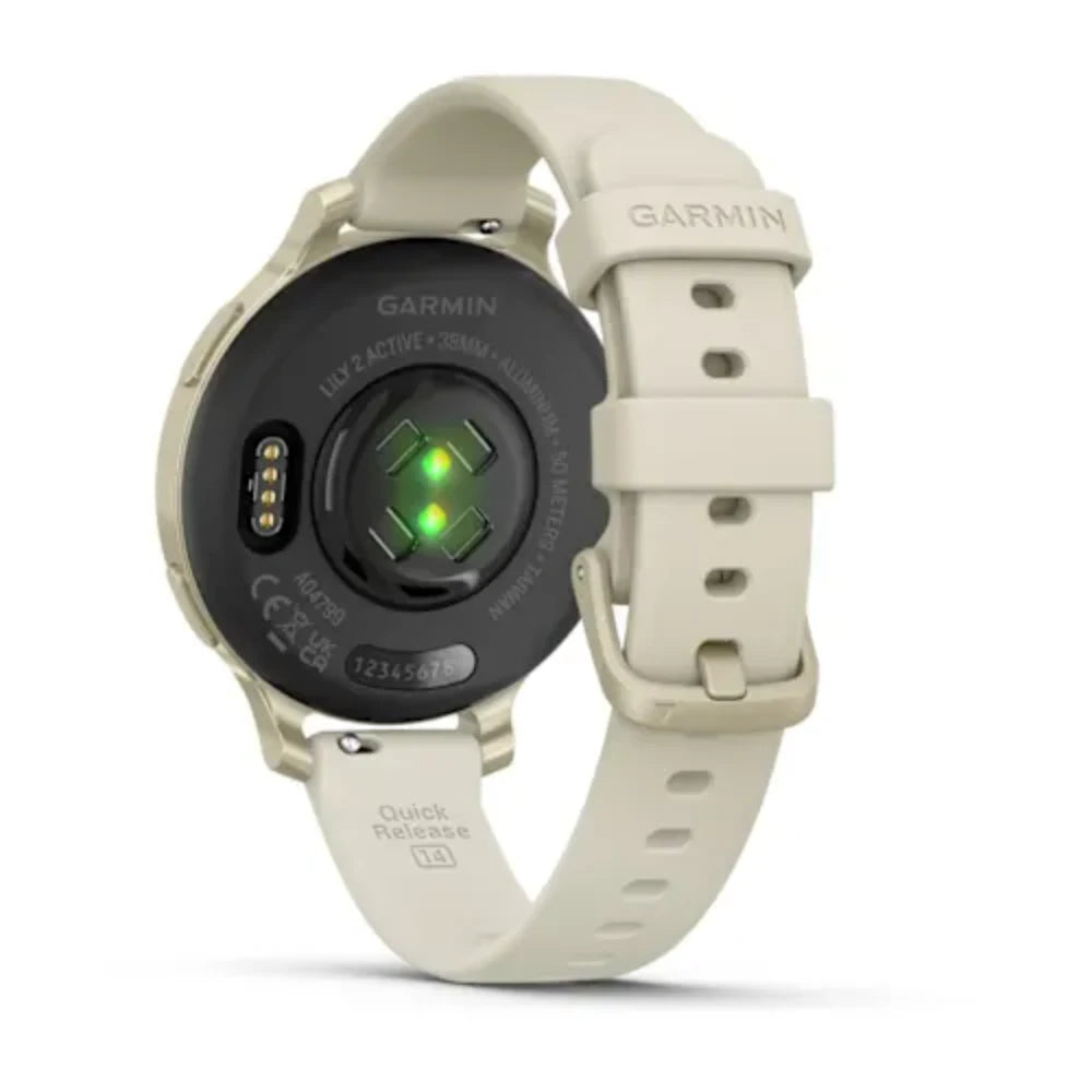 Garmin Lily 2 Active 38mm Smart Watch - Lunar Gold | 49-GAR-010-02891-00