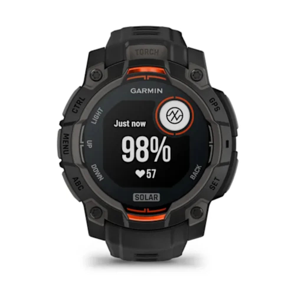Garmin Instinct 3 45MM Solar Smart Fitness Watch - Black | 49-GAR-010-02934-00