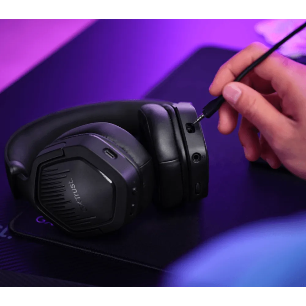 Trust Carus Wireless Gaming Headset Headphones - Black | T25491