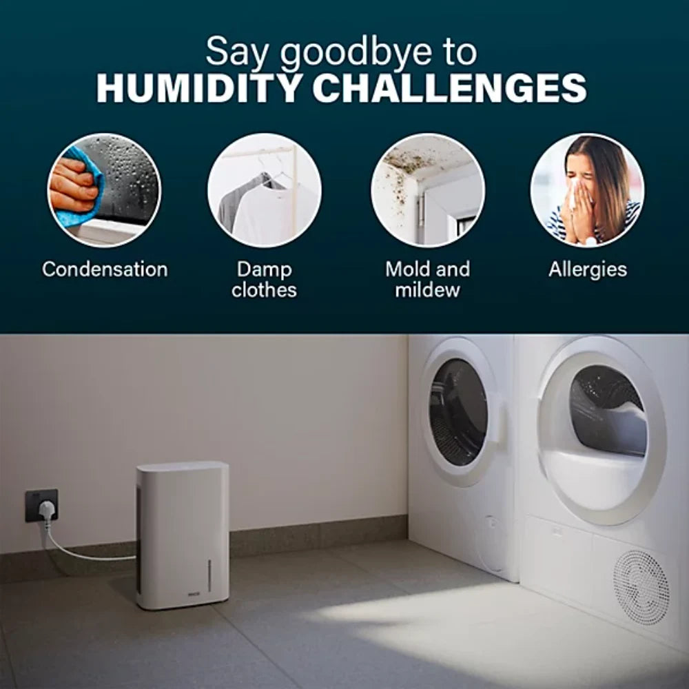 Princess Compact Dehumidifier 0.7 Litre - White | 01.368001.02.PRO