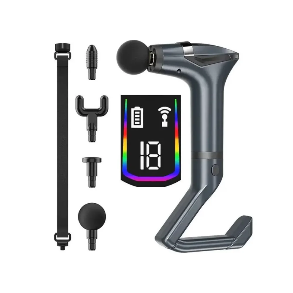 Platinet Professional Massage Gun with 4 Massage Tips 15000mAh | 459747