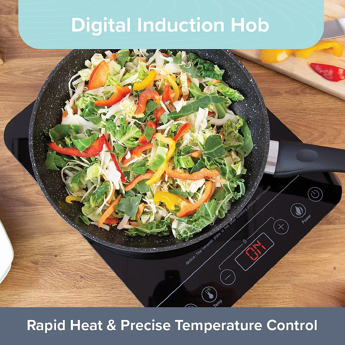 Quest Digital Induction Hob and Hot Plate - Single | 35839