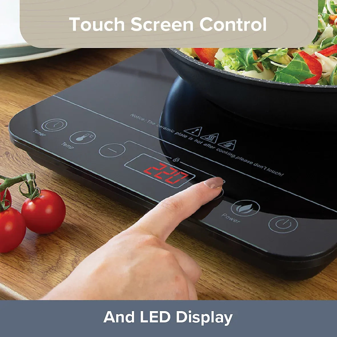 Quest Digital Induction Hob and Hot Plate - Single | 35839