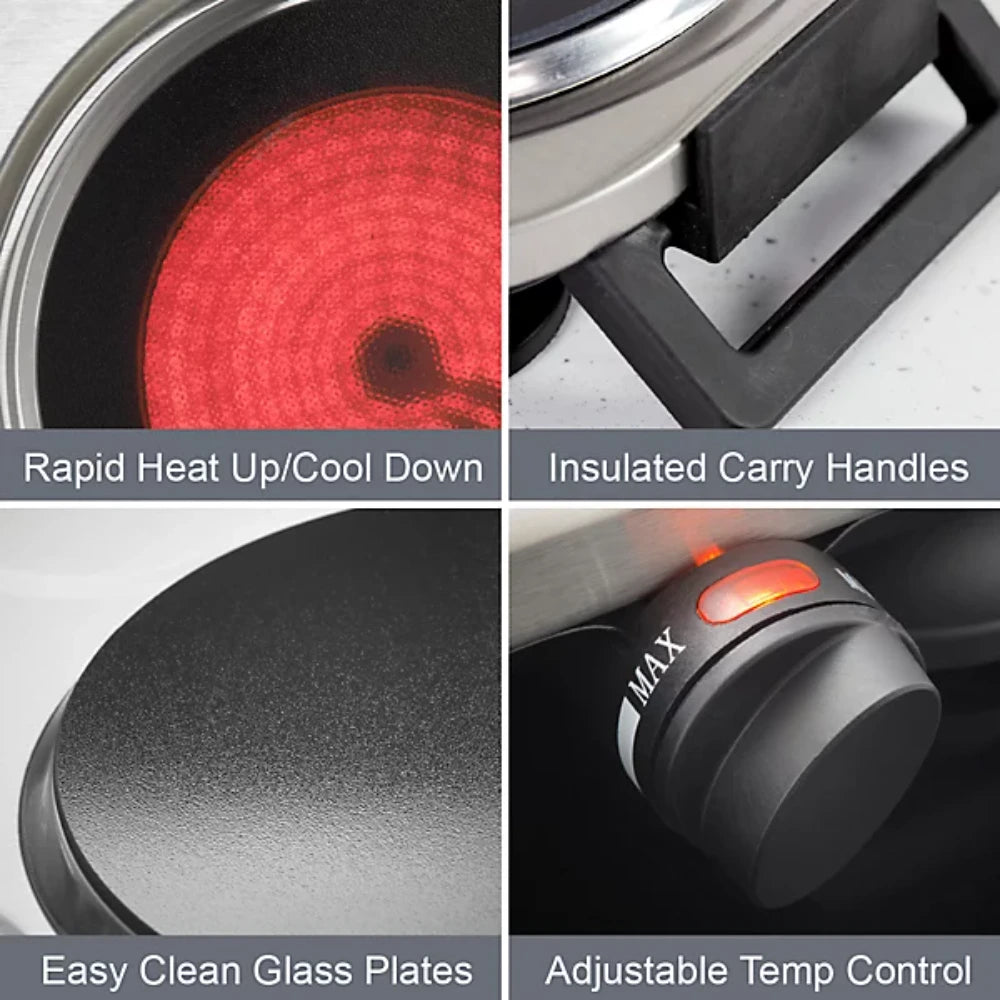 Quest Ceramic Infrared Single Ring Hot Plate | 36249