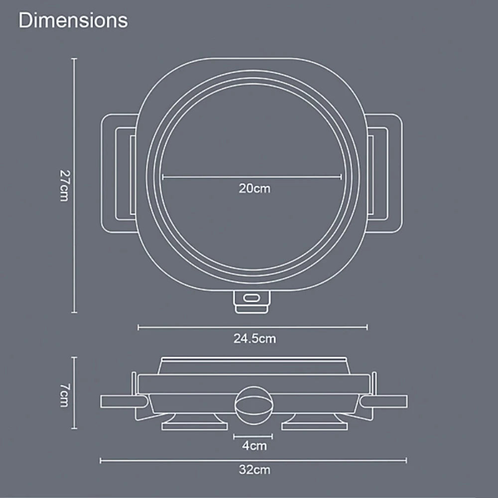 Quest Ceramic Infrared Single Ring Hot Plate | 36249
