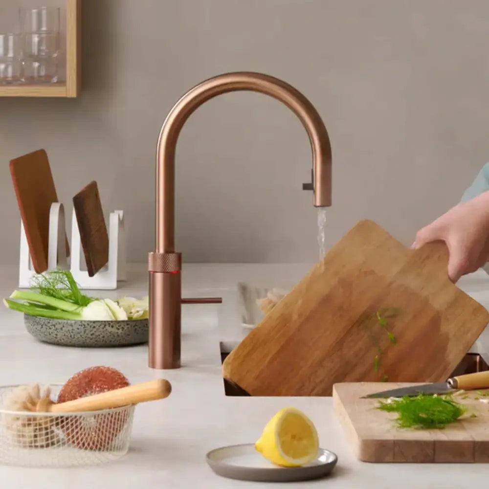 Quooker PRO3 Flex Boiling Water Kitchen Tap - Rose Copper | 3XRCO