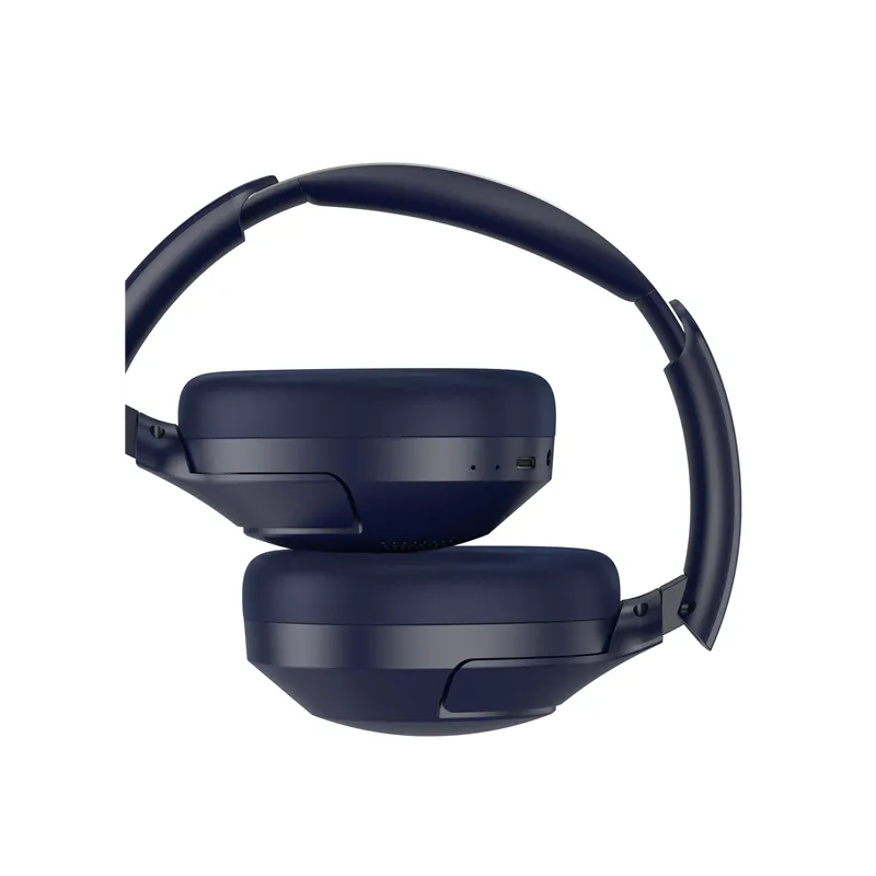 Red Bull Racing over-ear Bluetooth foldable headphones in navy blue with padded ear cups and adjustable headband displayed against white background