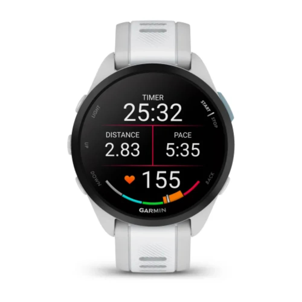 Garmin Forerunner 165 Music Smart Watch - Mist Grey and White | 49-GAR-010-02863-31