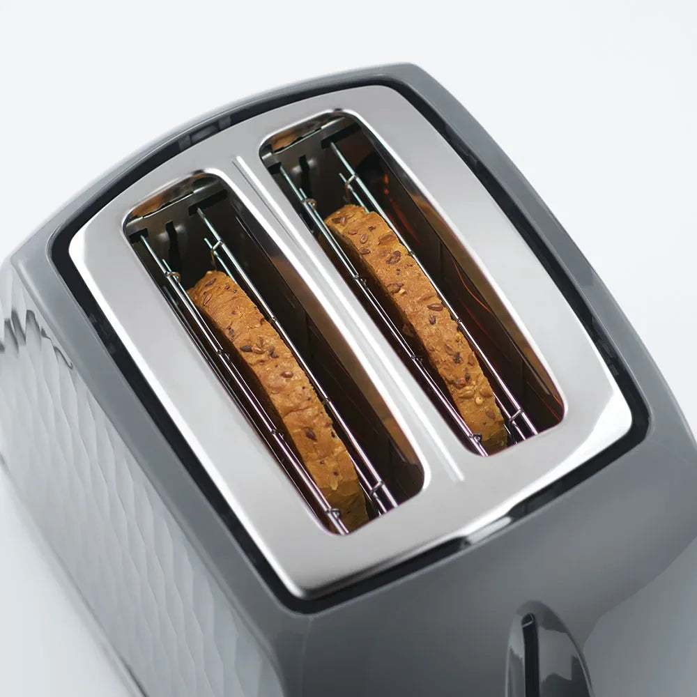 Russell Hobbs Honeycomb 2 Slice Toaster - Grey | 26063