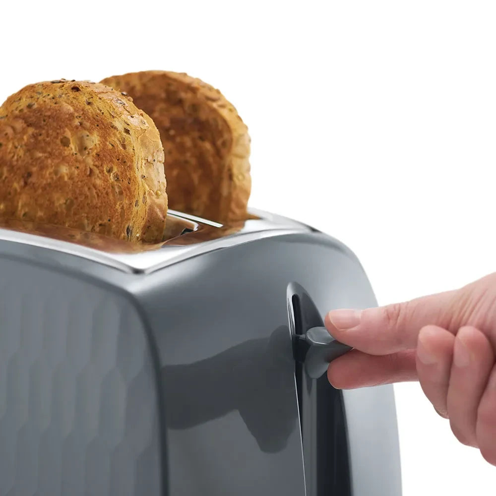 Russell Hobbs Honeycomb 2 Slice Toaster - Grey | 26063
