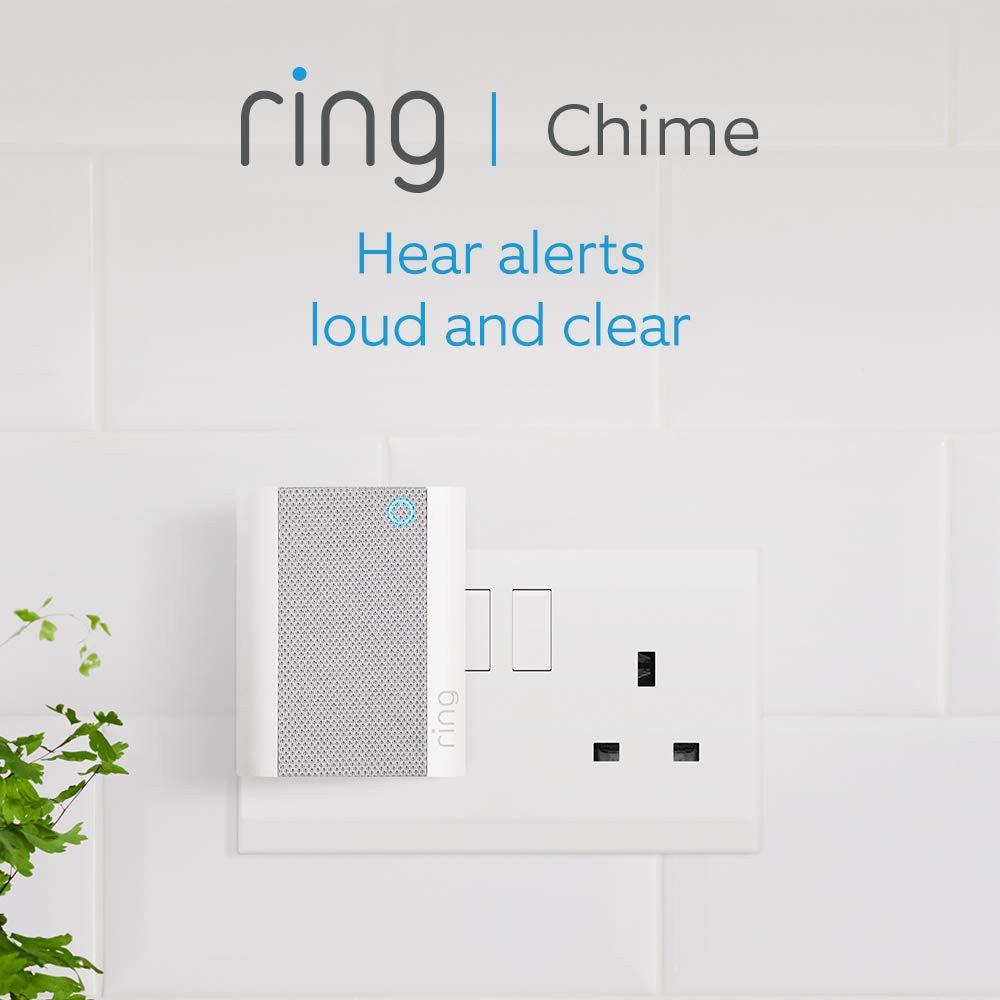 Ring Plug In Door Chime (Gen 2) - White | B09L45TSYF
