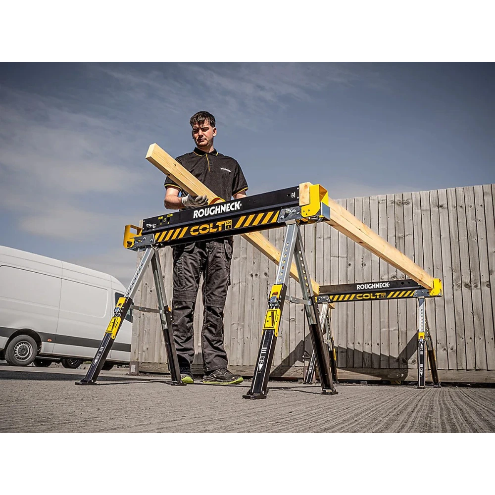 Roughneck COLT 600E Sawhorse (Twin Pack) | XMS25HORSE