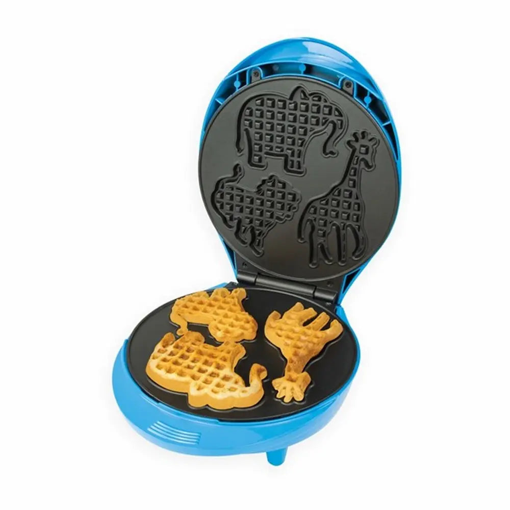 Quest Safari Animal Shape Waffle Maker - Blue | 59009