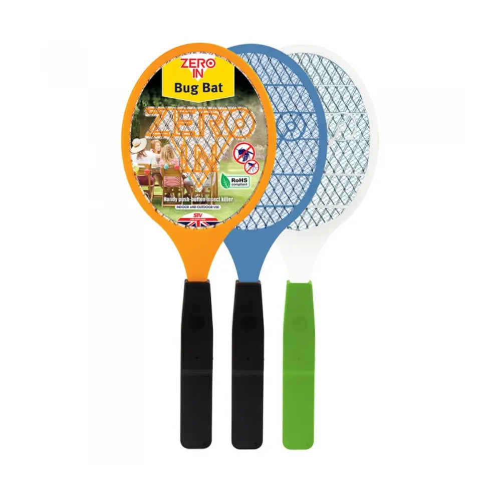 Zero In Bug Bat Electric Fly Swat Tennis Racket | STV882