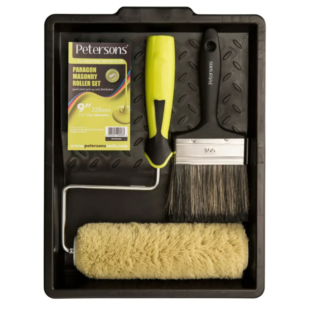 Petersons Paragon Masonry Paint Roller Set 9 inch | PET406283