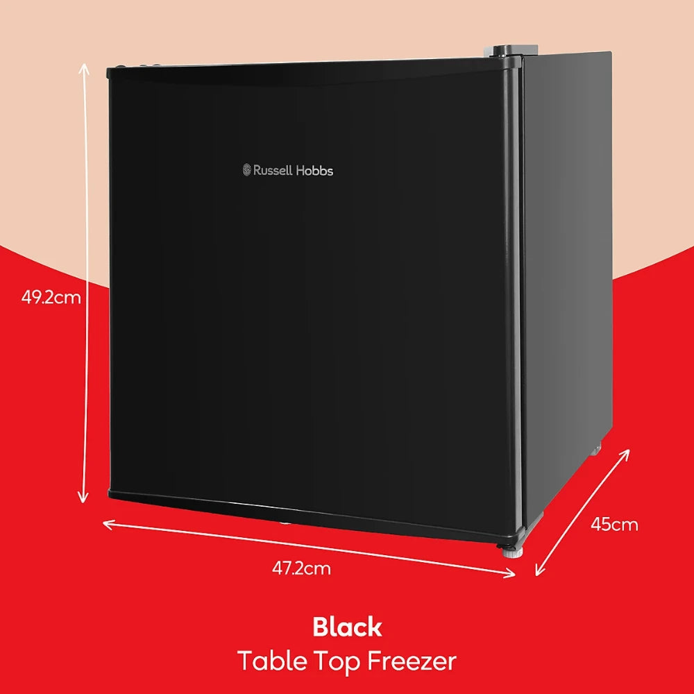 Russell Hobbs Mini Freezer 31 Litre Table Top - Black | RHTTFZ0E1B