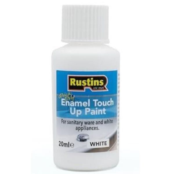 Rustins Quick Dry Enamel Touch Up Paint 20ml - White | R900059