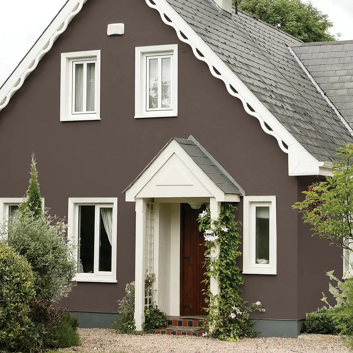 Sandtex Smooth Masonary Paint 10 Litre - Bitter Chocolate | 5092780