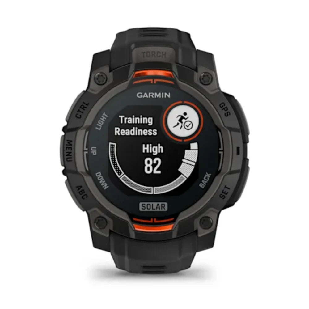 Garmin Instinct 3 45MM Solar Smart Fitness Watch - Black | 49-GAR-010-02934-00