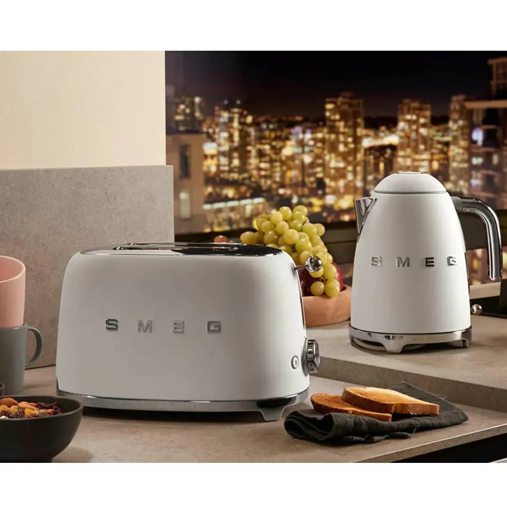 Smeg 1.7 Litre 50's Style Kettle - Matt White | KLF03WHMUK